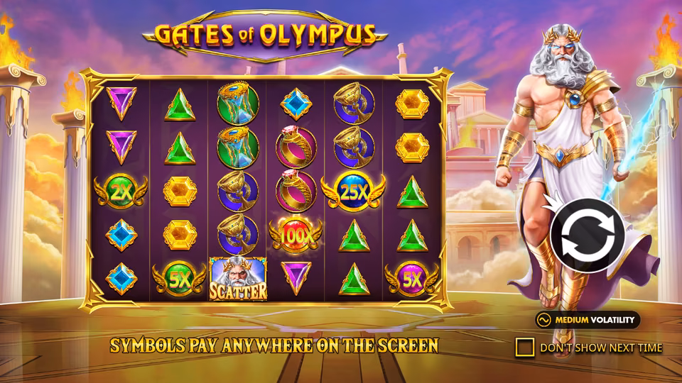 Gates of Olympus — game screen