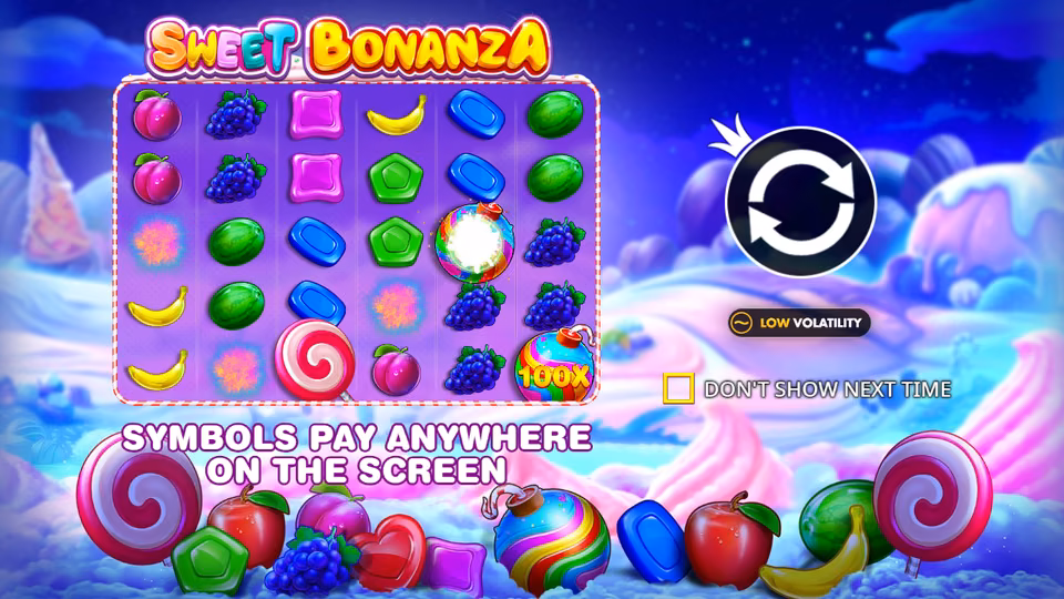 Sweet Bonanza — game screen